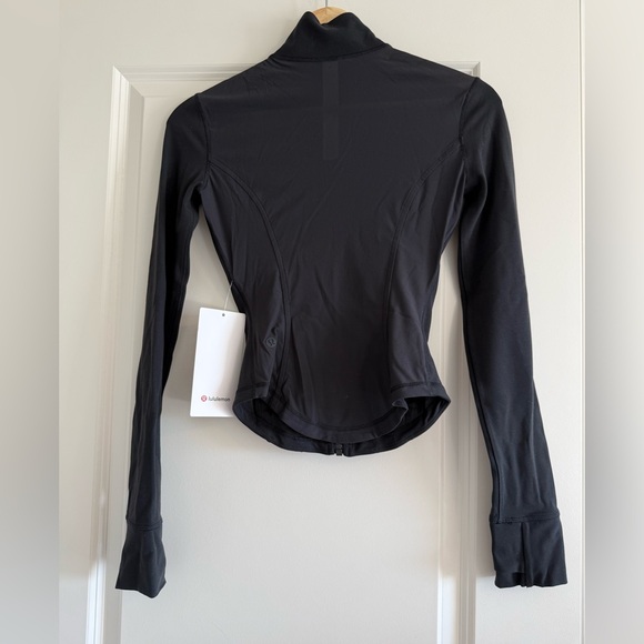 Lululemon Define Mesh Back Jacket nulu Nwt Size 2 Black Color - Picture 4 of 4